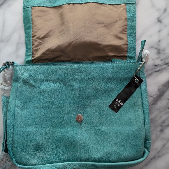 Turquoise latico Charlton Crossbody Bag - Picture 3 of 6